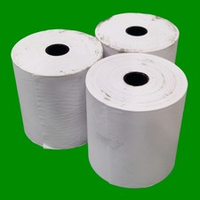 3x 80mm x 80mm Thermal Till Rolls Receipt Paper, EPOS Machine, Cash Register