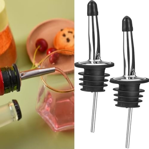 Drink pourers stainless steel - pourers,