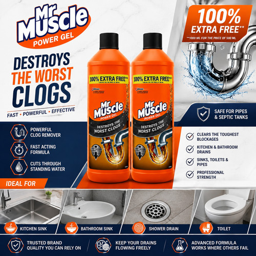 Muscle power gel drain - mr,