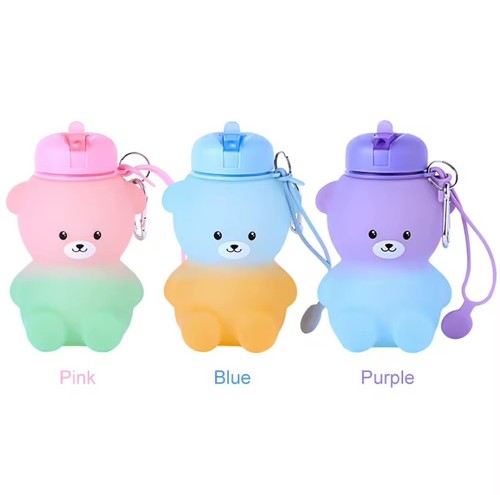600ml collapsible water bottle - collapsible,