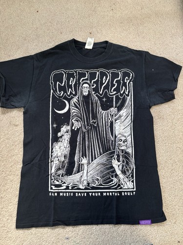 Creeper band shirt black - creeper, m