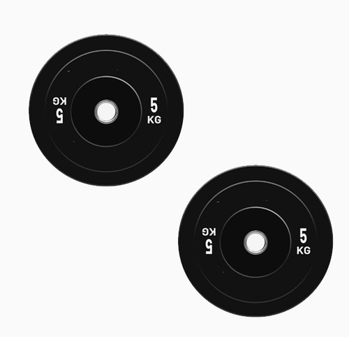 5kg black olympic rubber - x,