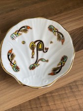 Royal Tara Shell Trinket Dish Celtic Book of Kells Galway Ireland Fine China