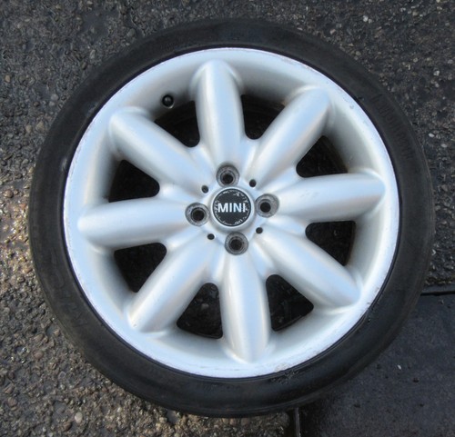 Damaged mini spoke alloy - damaged,