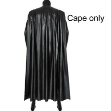 The Batman Bruce Wayne Robert Pattinson Cosplay Cape Faux Leather Cloak 2022
