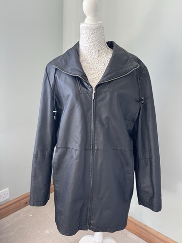 Wallis black genuine - black, leather