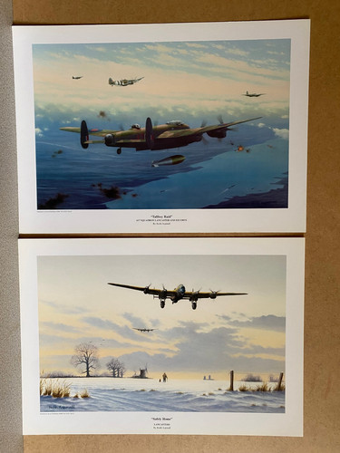 Two raf avro - , bomber