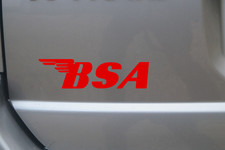 BSA Motorbike logo decal