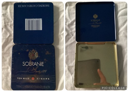 Sobranie cigar tin - 10, (empty)