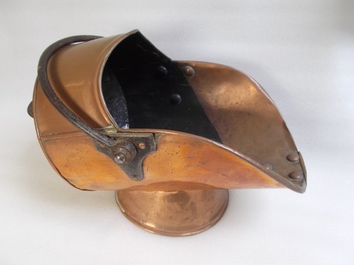 Coal scuttle bucket fire - coal,