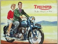 TRIUMPH MOTORCYCLES 1954 Range