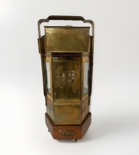 Vintage Asian Brass Noodle Cart Street Food Cart