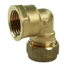 Compression Brass Female Threaded Bend Elbow 90° Copper Fitting BSP Female