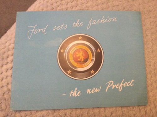 Ford prefect brochure - ford,
