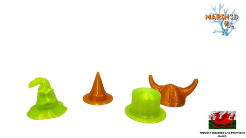 Printed sea urchin - printed, hats