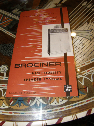 Brociner speaker catalog - brociner,
