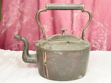 VINTAGE ANTIQUE VICTORIAN COPPER STOVE TOP KETTLE AGA ESSE RAYBURN TEAPOT