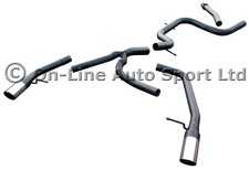 Ford S-Max 2.0 TDCi D.P.F model 2011-2014 Silencer Delete Exhaust System Dual 3"