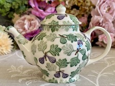 Emma Bridgewater SMALL TEAPOT FIGS Collectors Club 2017 One Pint UNUSED 1st Qlty
