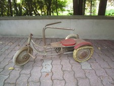 Sheet Metal Cyclorameur By Etoile. Vintage Pedal Car