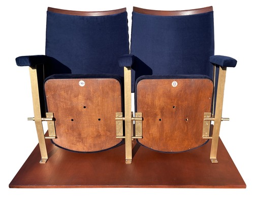 Vintage cinema theatre seats - cinema,