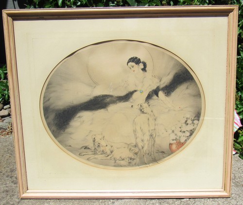 Antique 1927 louis icart - antique, la