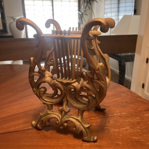 Lyre harp music - harp, rack