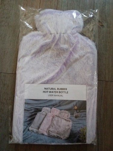 Fluffy hot water bottle soft - fluffy,