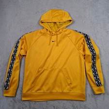 Nike Hoodie Mens Medium Yellow