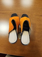 Zara Women's Orange Suede Gold