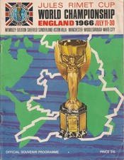 1966 ENGLAND WORLD CUP OFFICIAL PROGRAMME