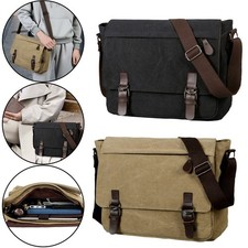 Travel Men Canvas Leather Bag