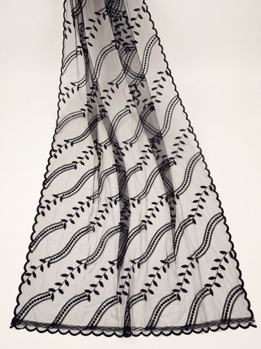 Women black chunni stole - women's,