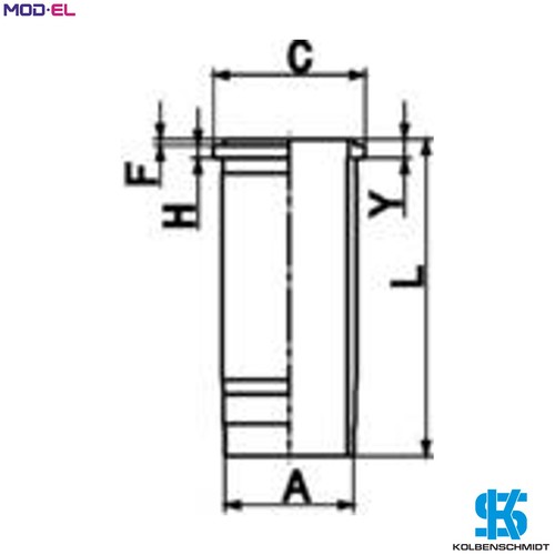 Cylinder liner 89399110 for - cylinder,
