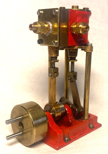Vertical marine steam - vertical, engine
