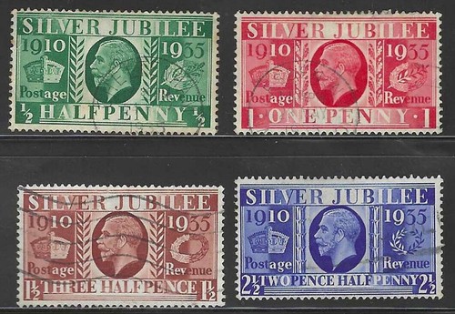 1935 silver jubilee - jubilee, stamps