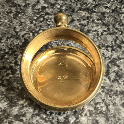 Gold pocket watch - watch, case