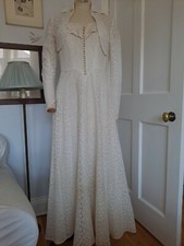 Vintage 1940's 2 Piece Wedding Dress