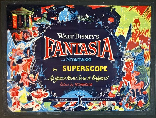 Fantasia original quad - original, movie
