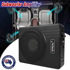 12V 10" 600W Car Subwoofer Active Bass Box Audio Sub Speaker Amplifier Underseat