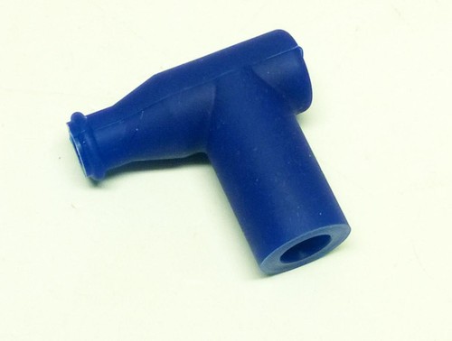 Spark plug cap blue rubber - blue,