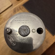 Antique Drill Bit Wooden Case- Morse Twist Drill & Machine Co. Pat'd  1902 