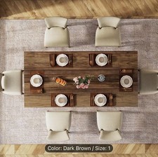 63in dining table rectangular - 63in,