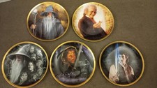 5 Wedgewood Lord Of The Rings Decorative Plates Limited Edition