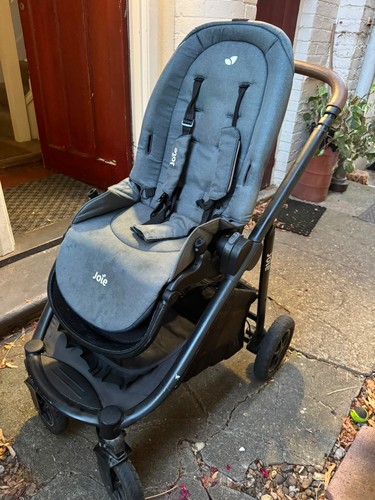 Joie versatrax pram blue - joie, pram-