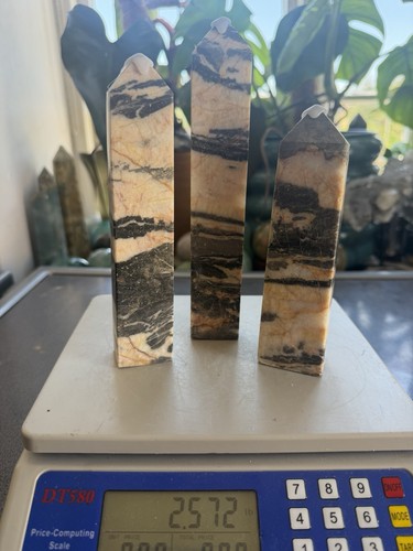 Large zebra stone crystal - zebra,
