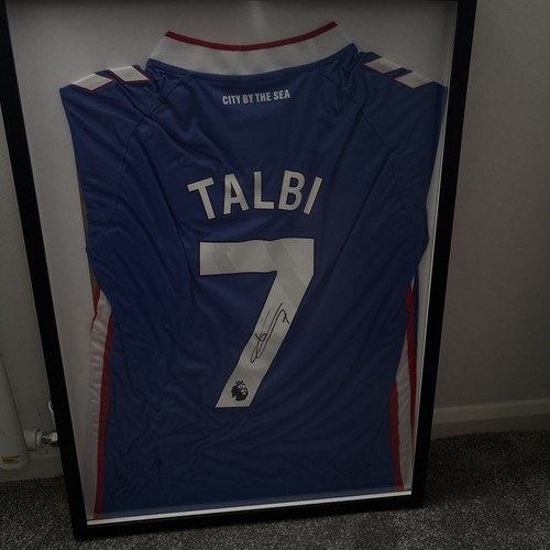 Signed chemsdine talbi shirt - signed,