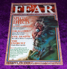 Fear Magazine No.6 May -June 1989 - Special Effects, Dragons,Evil Dead ,Exorcist