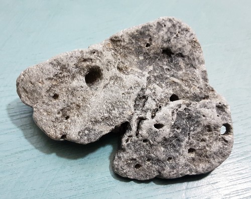 Unusual hag stone - stone., dolly