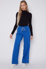 Ladies Ex M&S Ladies Jogger Athleisure Wide Leg Stretch Trousers Jogging Bottoms